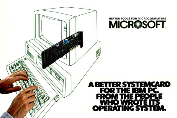 Microsoft SystemCard Ad (1983)